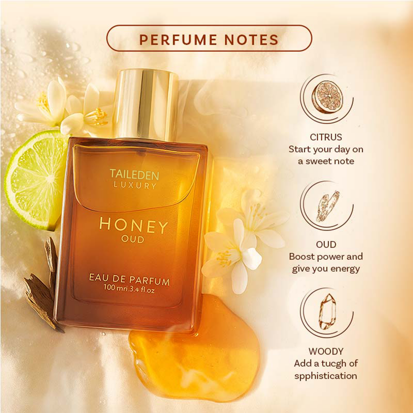 Final 3 Hours: 70% OFF🔥Honey Oud Unisex Perfume – A Luxury Fragrance for Men & Women