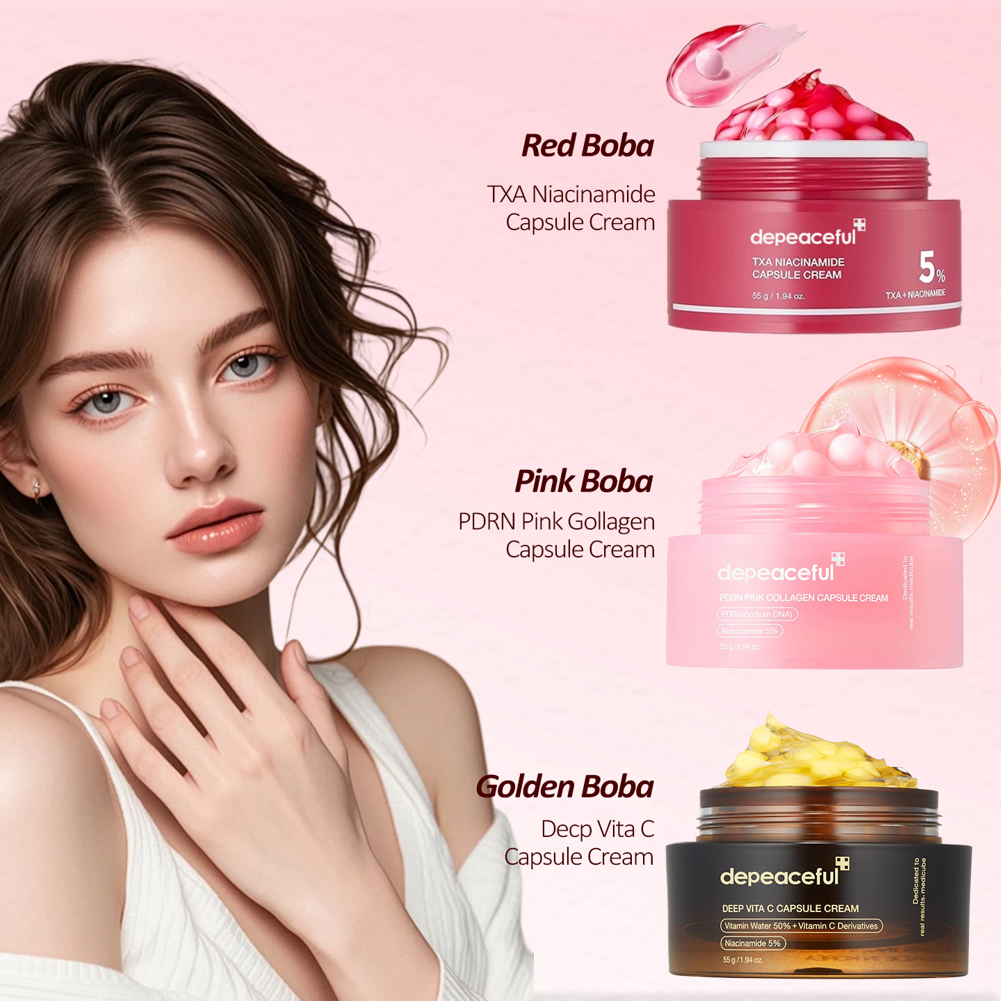 Final 3 Hours: 70% OFF🔥Mix & Match Boba Cream Set