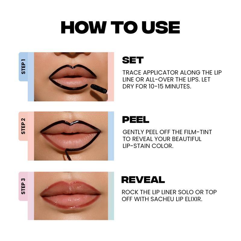 Final 3 Hrs: 70% OFF🔥STAY-N-Peel-Off Lip Liner Stain (Hyaluronic Acid + Vitamin E, Long-Lasting, 3.5ml)