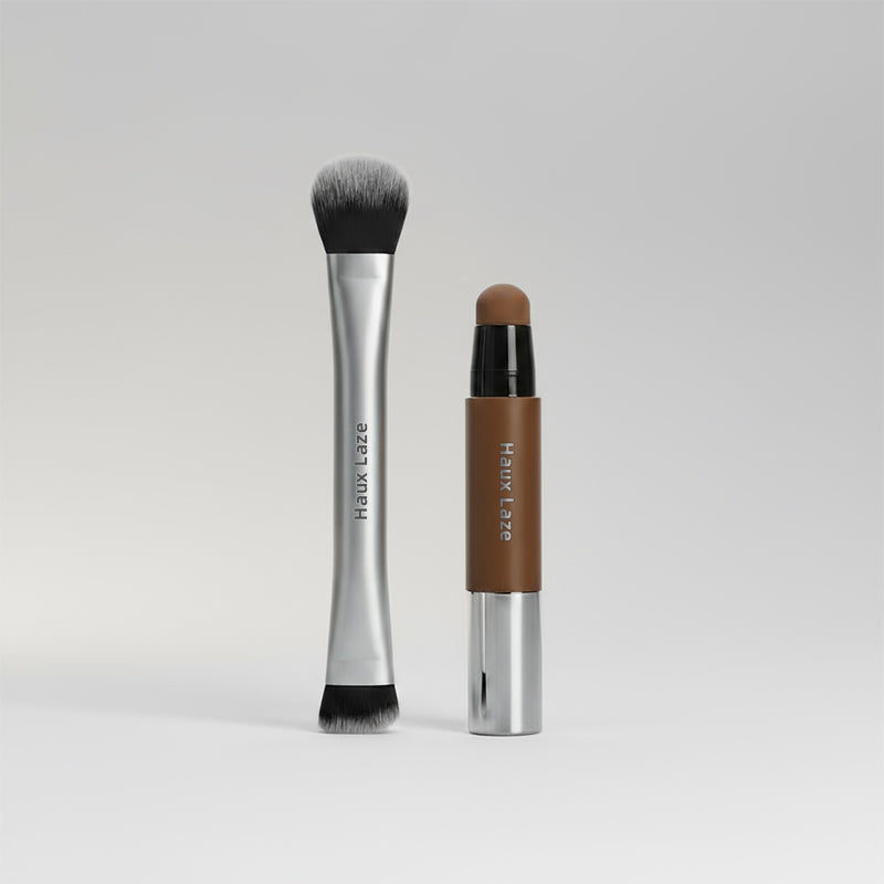 SHAPING DUO - Contour Stick & Sculpting Brush Set with 9 Shadow-Inducing Tones For Precision and Versatility