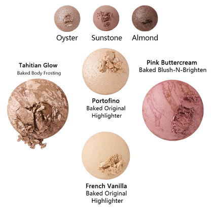 🔥Last 3 hours of celebration!💄Star-studded three-in-one - Baked makeup palette, enjoy 70% off 🥐