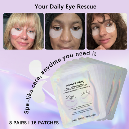 Collagen Infusion Eye Patches – Instantly Firm, Brighten & Revive Tired Eyes