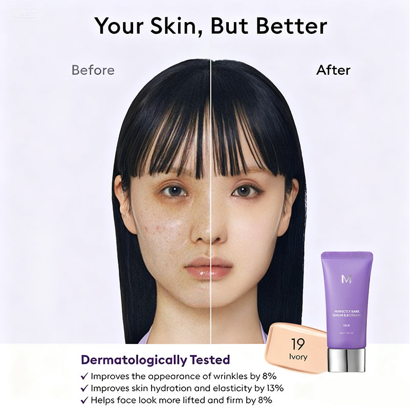 🔥Final 3 hours 70% off:Perfectly Bare BB Cream SPF 42 PA+++🎁Free brush