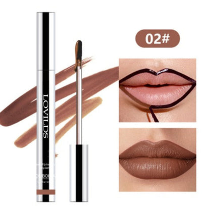 Final 3 Hrs: 70% OFF🔥STAY-N-Peel-Off Lip Liner Stain (Hyaluronic Acid + Vitamin E, Long-Lasting, 3.5ml)